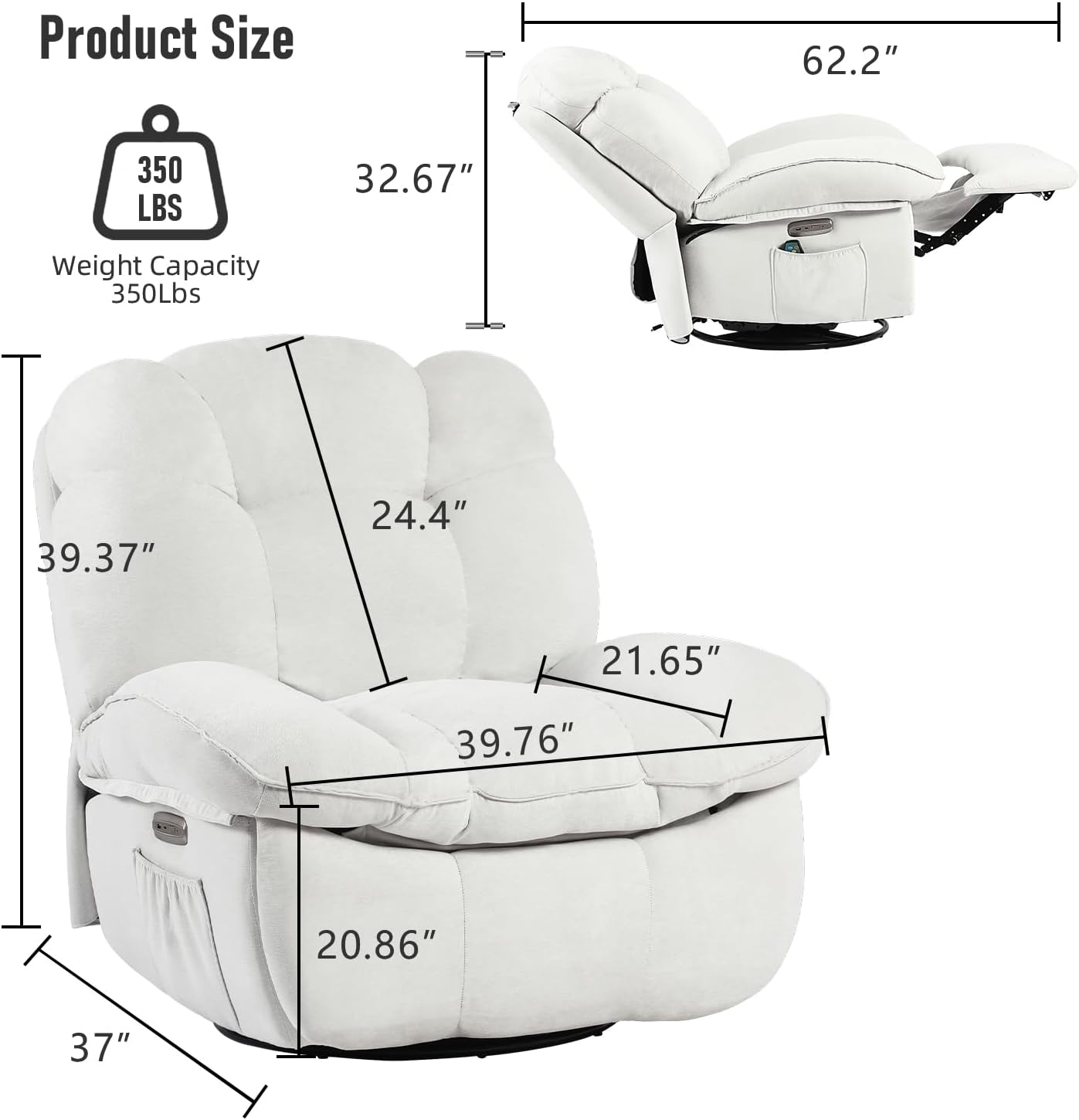 ComfortWave Luxury Recliner Chair