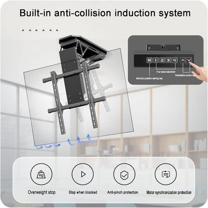 Motorized TV Lift Stand - Smart, Safe, and Stylish!