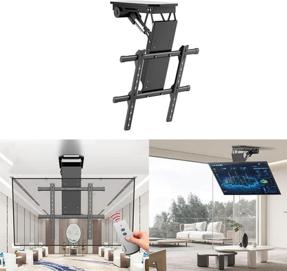 Motorized TV Lift Stand - Smart, Safe, and Stylish!